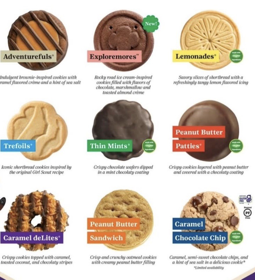 🍪2026 NEW Girl Scout COOKIES 📦ABCBakery-MIX & MATCH* Benefits Local POLICE/🚒