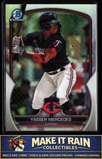 Yasser Mercedes 2023 Bowman Draft Chrome Refractor #BDC-139 Minnesota Twins