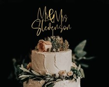 Personalized Wedding cake Topper