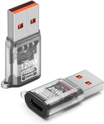 Effortless USB-C Connectivity: 120W Fast Charging Adapter 2-Pack for Devices