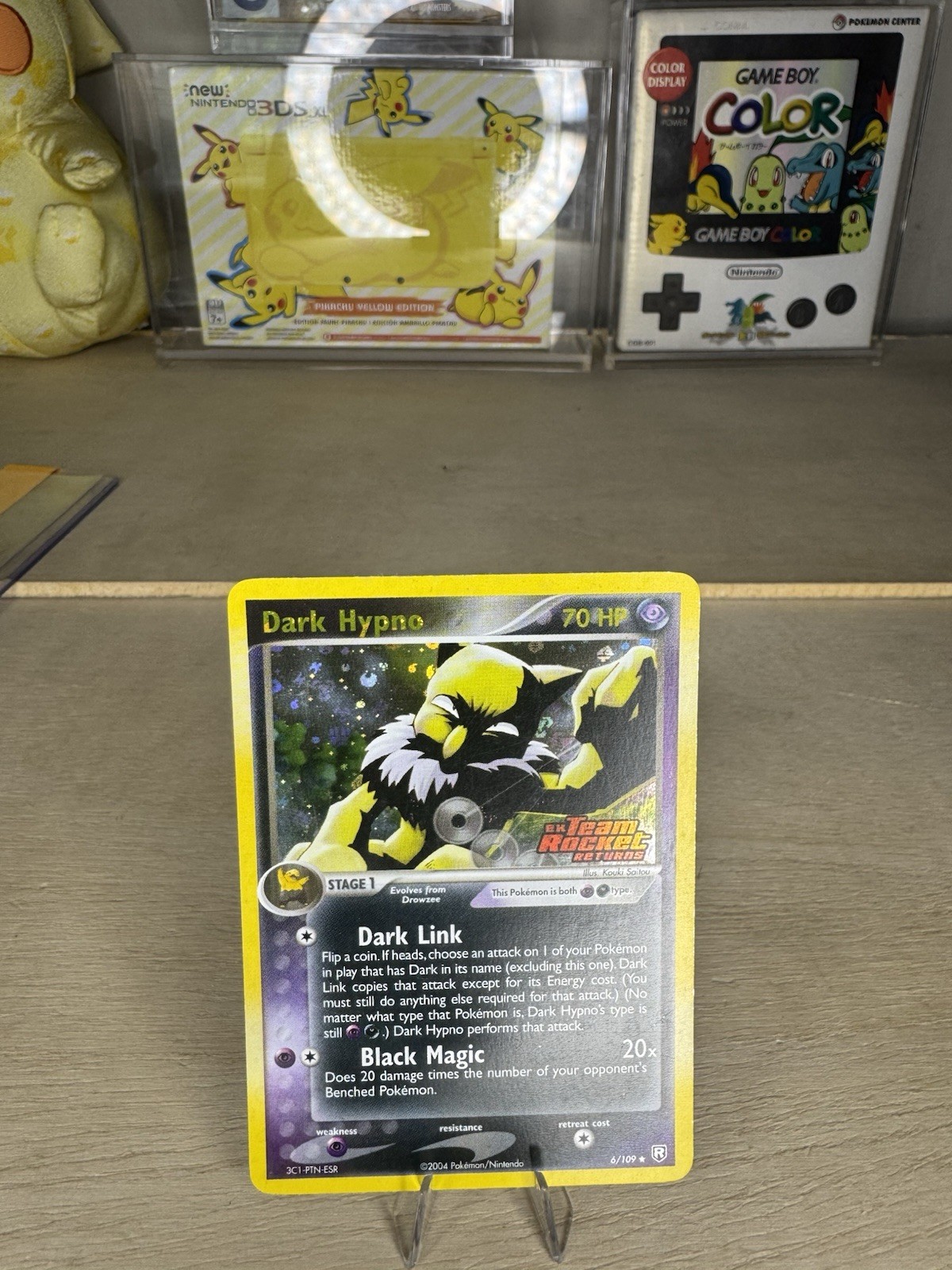 Pokémon Dark Hypno EX Team Rocket Returns #6/109 Reverse Holo Stamped. NM
