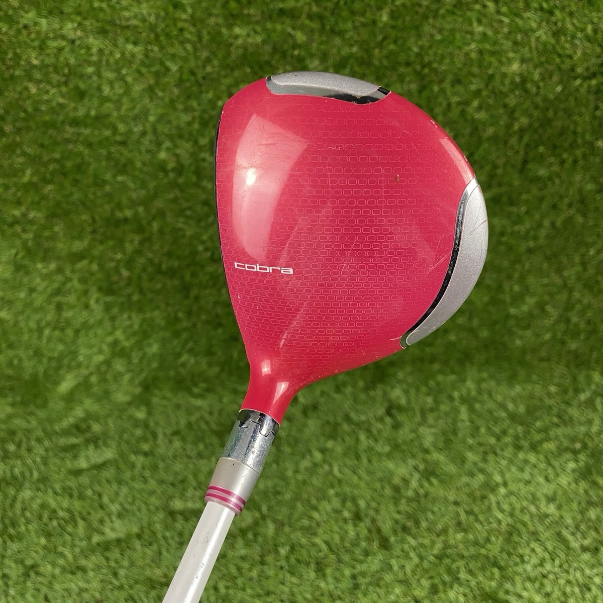Cobra AMP Cell Pink Fairway 7-9 Wood ⛳️ Fujikura Fuel Women display picture 1