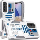pour Samsung Galaxy A15 5G, R2D2 Motif Robot Absorption des chocs 