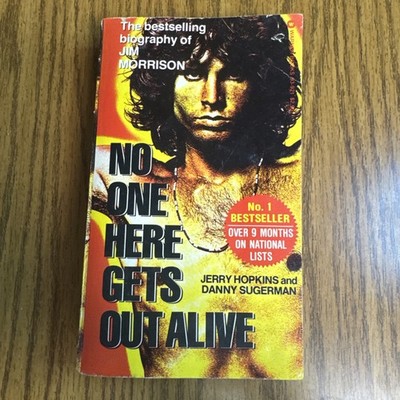 Jim Morrison No One Here Gets Out Alive by Hopkins & Sugerman 1980 1st Edition