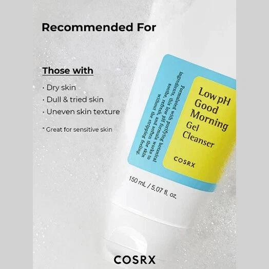COSRX Low pH Gel Cleanser 150ml - Korean Daily Facial Wash for All Skin Types - Image 4 of 4