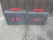 2 x Milwaukee M18 Fuel CHIWP12-502X & SET1-403X Carrying Cases Box ONLY, Empty