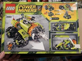 Lego POWER MINERS 8960 Thunder Driller With Box, Instructions Build & Figs !!!