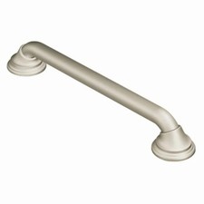 New - Moen R8718D3GBN 18 Bathroom Grab Bar in Brushed Nickel Concealed Screw