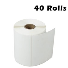 40 Rolls 500 Labels 4X3 Direct Thermal for Zebra LP2844-Z LP2844 TLP3842 TLP2844