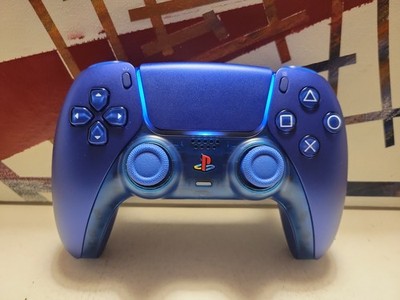 TMR Analogs Custom Cobalt Blue Ps5 Sony DualSense Wireless Controller  