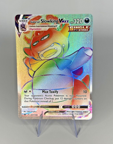 Galarian Slowking VMAX (Secret) 207/198 Chilling Reign - Pokemon Card - NM