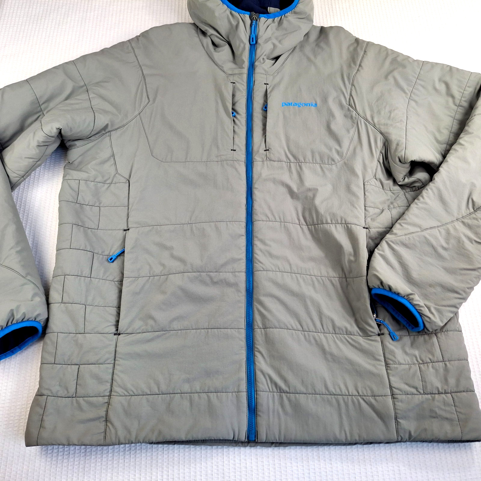 Patagonia Men's Jacket Nano Air Size XL Hooded Full Zip Winter Nylon Lined Light thumbnail 3