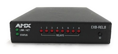 AMX EXB-REL8 ICSLan 8-Channel Device Control Box PoE Relay Interface Device