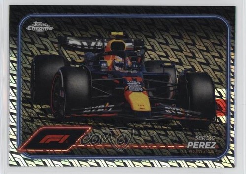 2024 Topps Chrome Formula 1 Logofractor Edition F1 Cars Sergio Perez #74 12a6