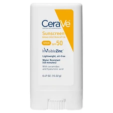 Mineral Sunscreen Stick SPF 50, Broad Spectrum SPF + Hyaluronic Acid + Ceramides