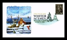 US COVER WINTER SCENES OWL FIRST DAY ISSUE PANDA CACHET