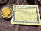 2023 Cook Islands * U.S Indian Head Chef  & Buffalo 25$ .9999 Gold Coin * W/COA