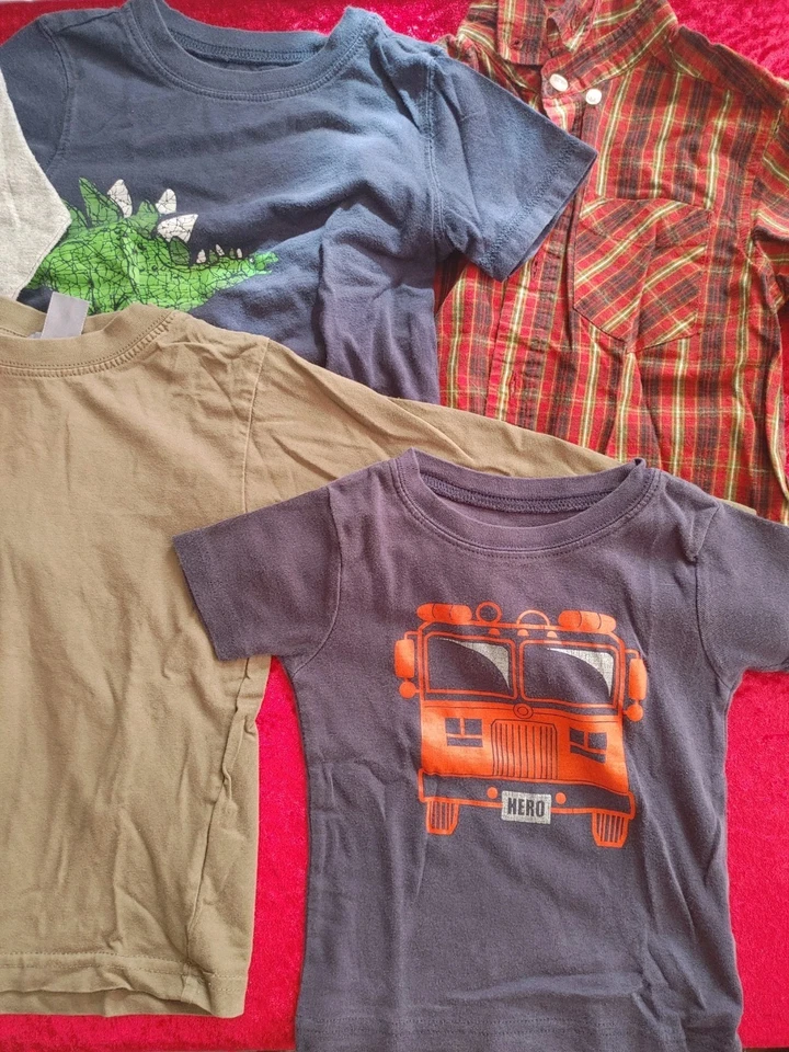 9 Pc Boys Sz 2Y Tops Bottoms Osh kosh Carter's Greendog Lot33 - Image 4 of 4