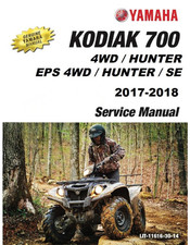 Yamaha 2017-2018 Kodiak 700 4WD Service Manual