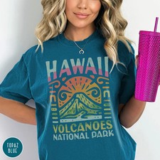 Hawaii Volcanoes National Park Comfort Tee Shirt Souvenir Gift Travel