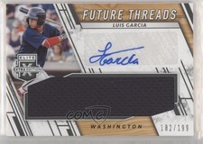 2019 Elite Extra Edition Future Threads Signatures Black Luis Garcia V Auto 4h5