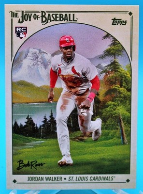 2023 Topps x Bob Ross JORDAN WALKER (RC) Rookie card ST. LOUIS CARDINALS #10 QTY