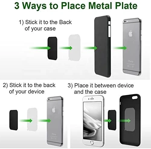 Replacement Metal Plates Set 16 Pack for Magnetic Car Rectangular / 16 - Image 3 of 4