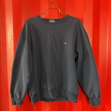 TOMMY HILFIGER VINTAGE CREWNECK SWEATER / M / NAVY BLUE