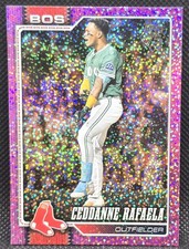 2026 Topps Series 1 Celebration Pink Confetti Ceddanne Rafaela #101 Red Sox