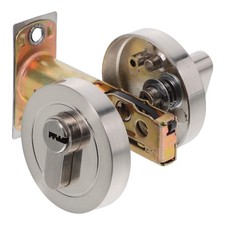 Internal Door Lock with Key Single Cylinder Deadbolt Bedroom Rear