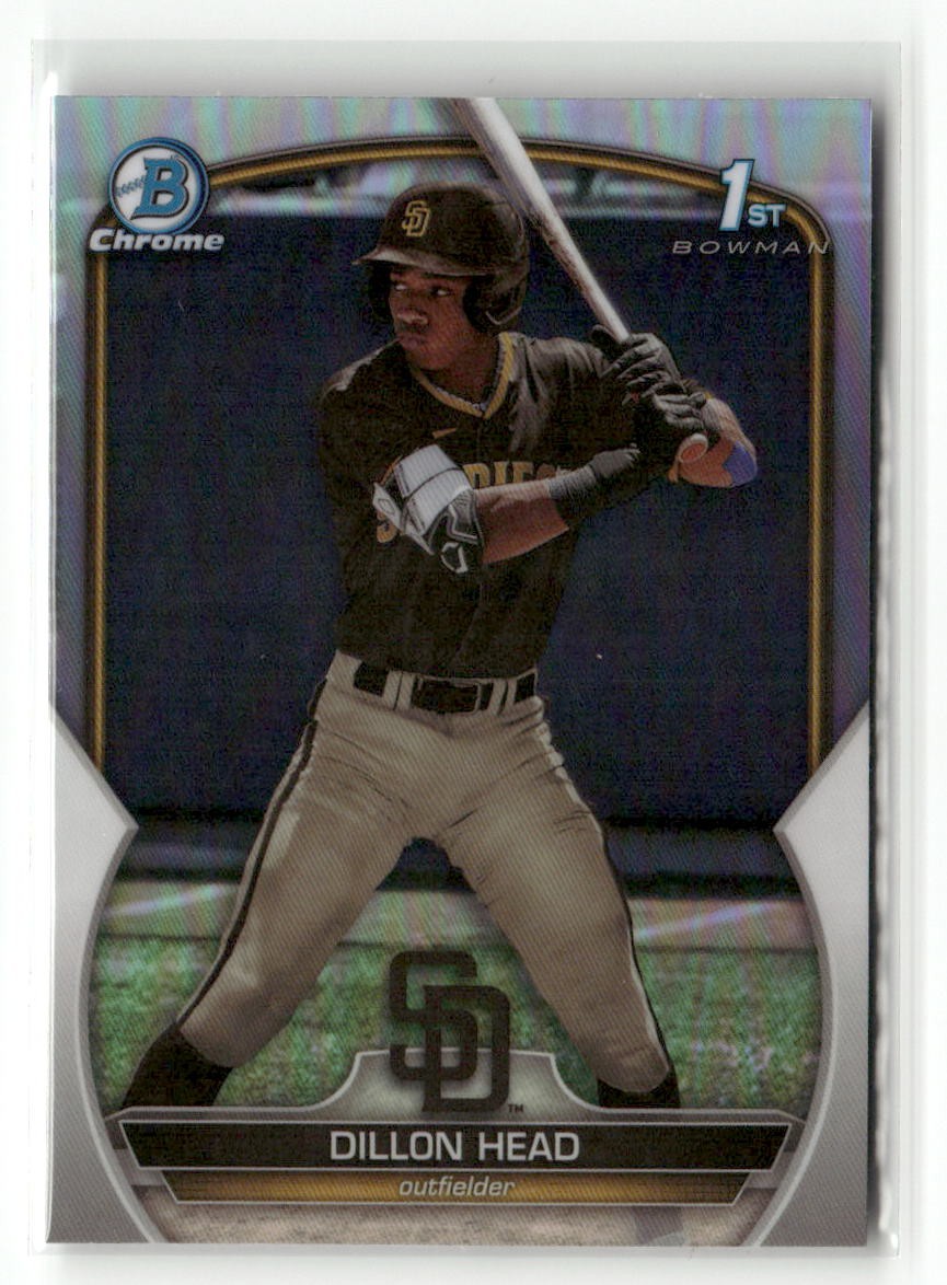 2023 Bowman Draft #BDC-7 Dillon Head Chrome Refractor 1ST RC ROOKIE