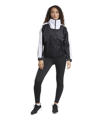Reebok Womens Meet You There 2 Piece Track Sweatsuit, Black, Small