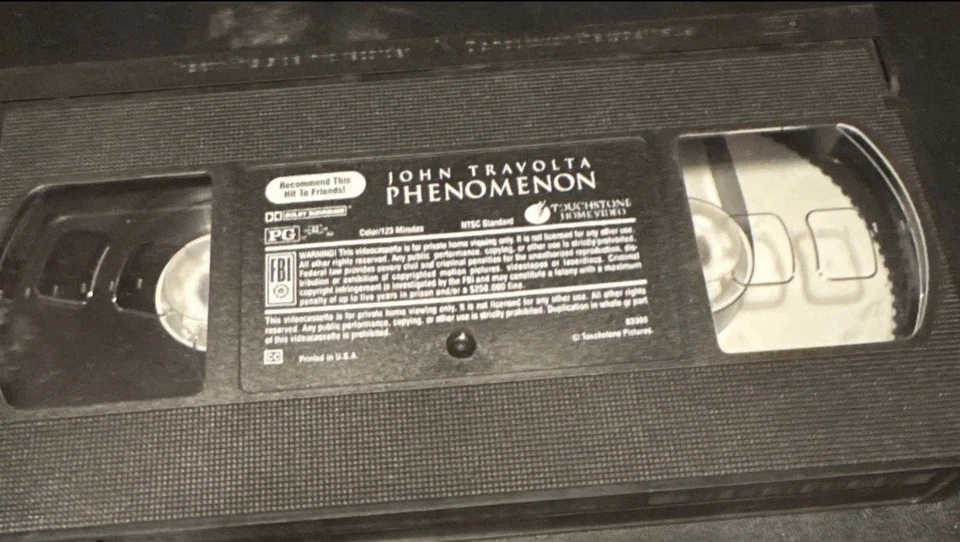 Lot Of 3 VHS Tapes With No Case! Speed/Phenomenon/Baby Geniuses. Bundle + Track — 第 2/4 张图片