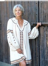 Sz M ZARA NWT 119 WOMAN EMBROIDERED DRESS ZW COLLECTION MULTICOLORED  5107/070