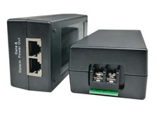 24V Gigabit POE Injector 12-36V Input 24W DC Output Passive Mode B Solar