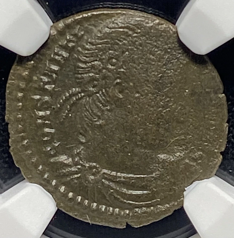Constantine I the Great 307-337 AD, Roman Empire AE3/4 Bi Nummus Bible Coin, NGC - Image 2 of 4