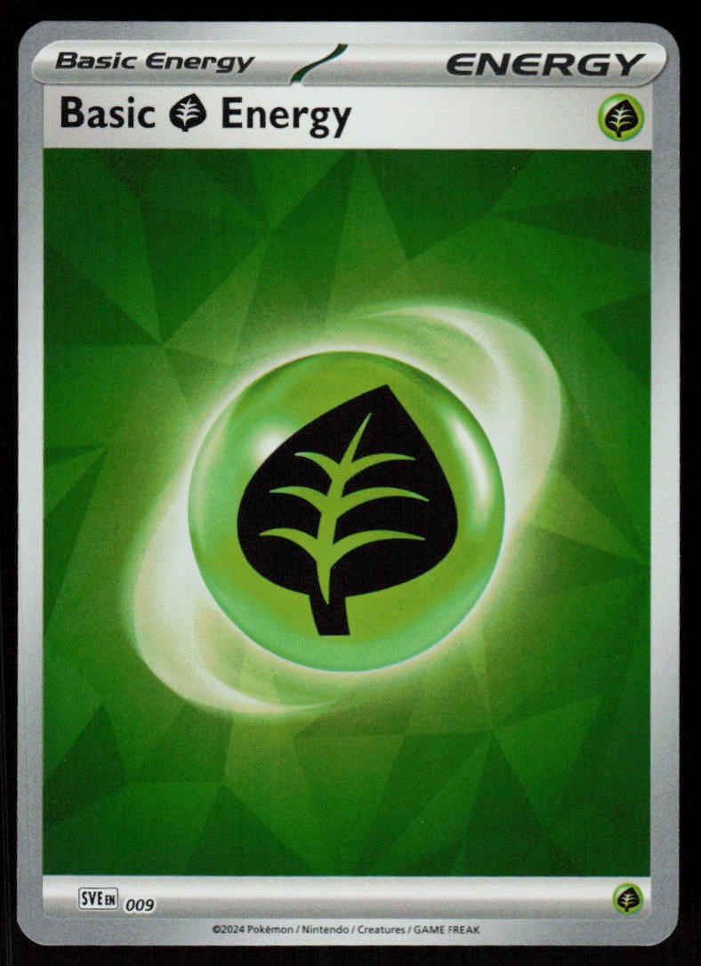 Basic Grass Energy 009 Scarlet & Violet Energies Pokemon Holo Near Mint