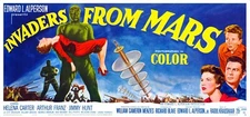 INVADERS FROM MARS (1953) - 24 sheet billboard fully restored movie poster!