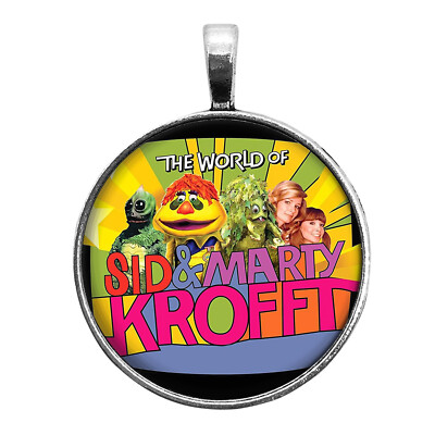 World Of Sid Marty Krofft Logo Necklace Key Ring Cufflink Tie Clip Ring Earrings