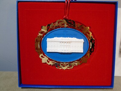 200TH ANNIVERSARY THE WHITE HOUSE HISTORICAL ASSOC. ORNAMENT NIB