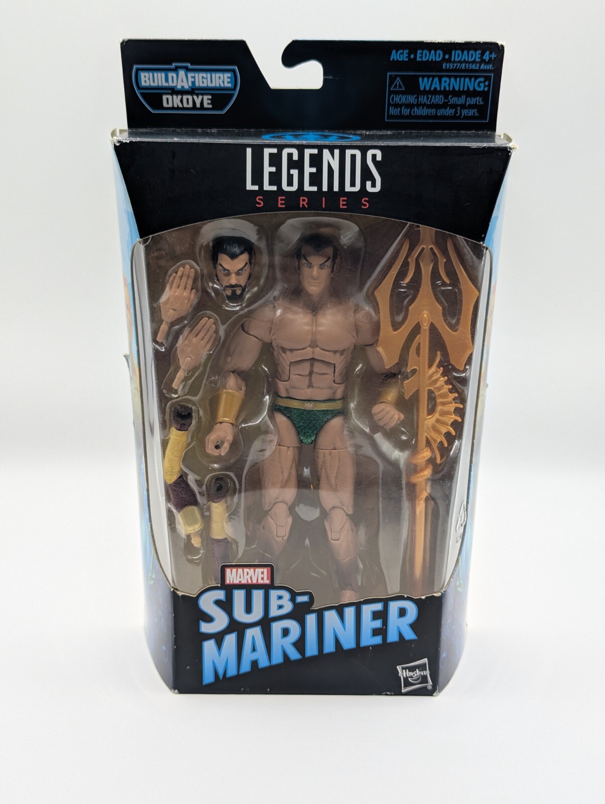 Sub-Mariner Namor Marvel Legends Black Panther Okoye BAF Wave 6” Action Figure