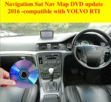 Navigation Sat Nav Map DVD update 2016 -compatible with VOLVO RTI C30, C70, XC90