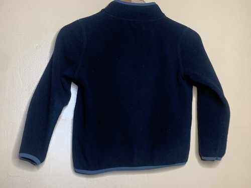 Uniqlo Boys Size 7-8 Sweater Fleece Black Zip Up Long Sleeve - Picture 10 of 12