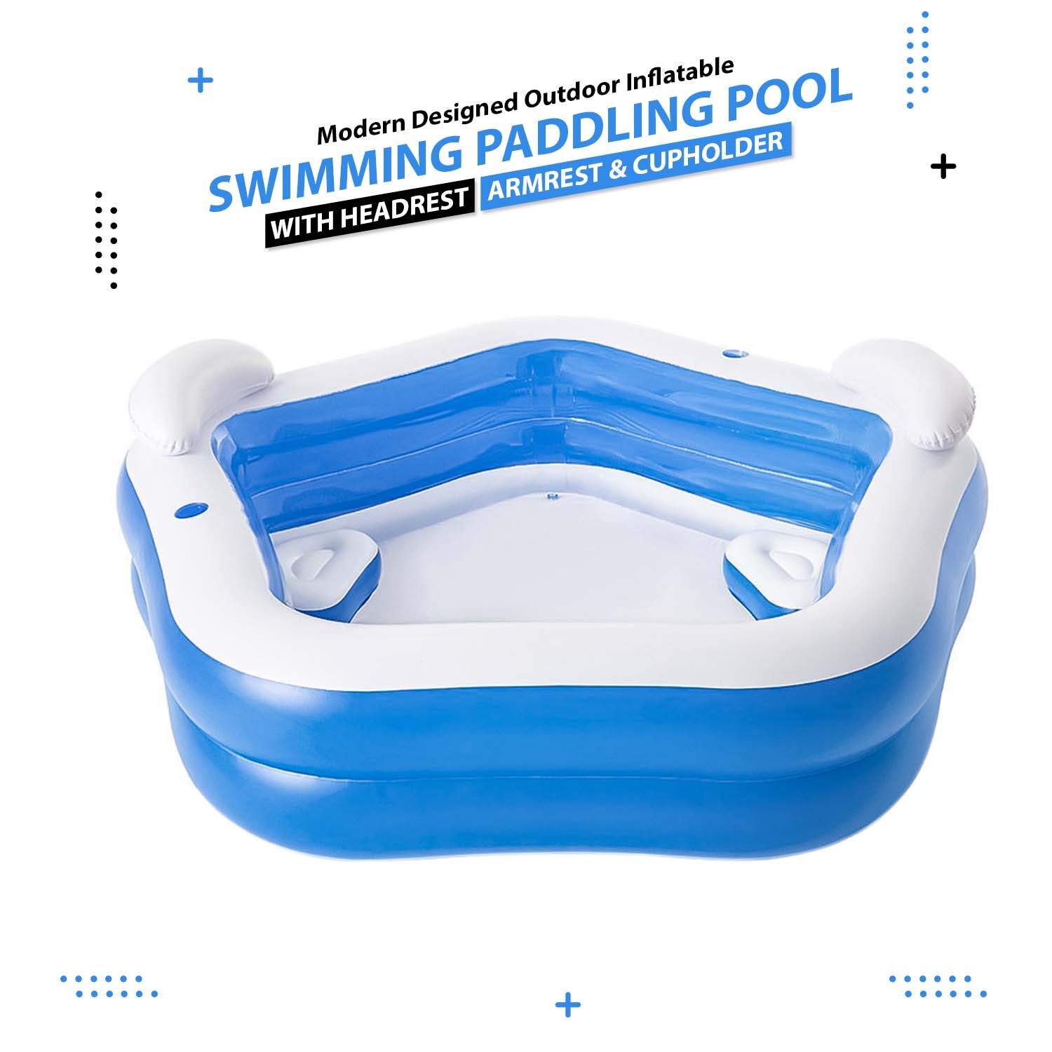 Piscina inflable familiar Bestway para niños verano agua diversión salón piscina de juegos