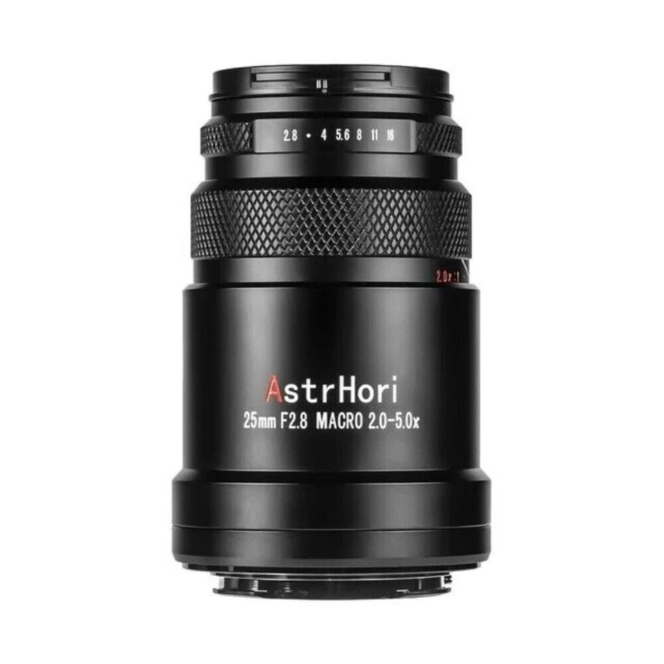 AstrHori 25mm F2.8 2X-5X Full Frame Ultra Macro Lens for Sony Canon Nikon Fuji - Image 2 of 4