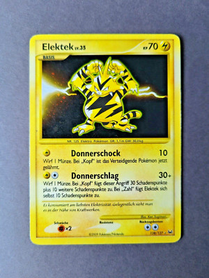 Elektek Lv. 35 128/127 -Platin holo rare Deutsch