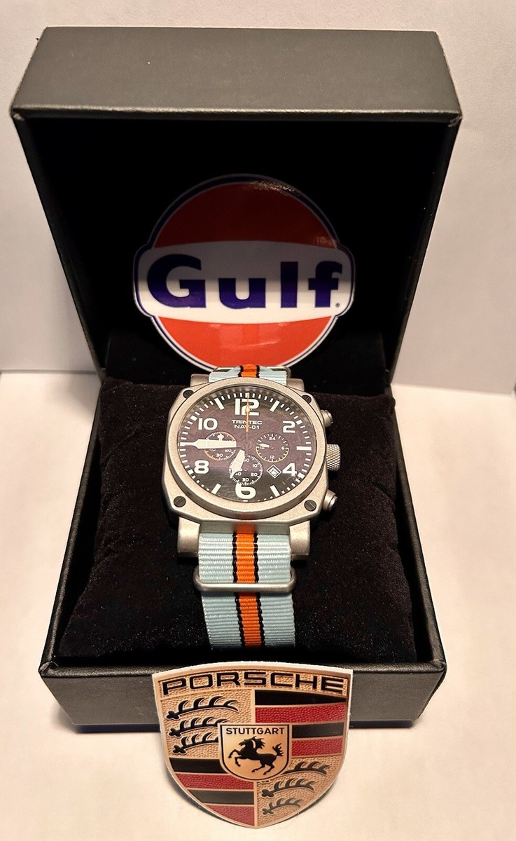Trintec Golf Racing Porsche Inspired NAV-01 Chronograph Stainless