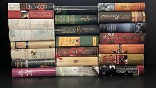 Auswählen: 7 gebundene Bücher - historische Romane- Follett Gable Crichton Ebert