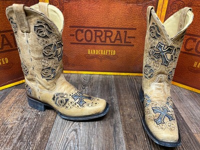 rose gold corral boots