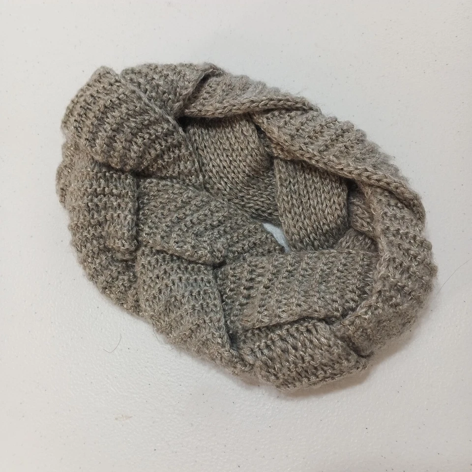 Diadema de invierno H&M tejida informal gris talla única estilo cable Foto 4 de 4